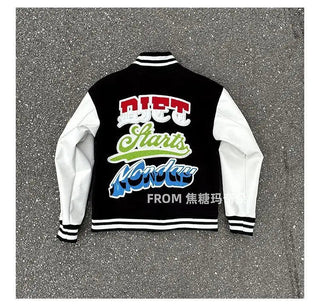 printed vibe style high quality men's and women's loose baseball uniforms couple Alodia Store