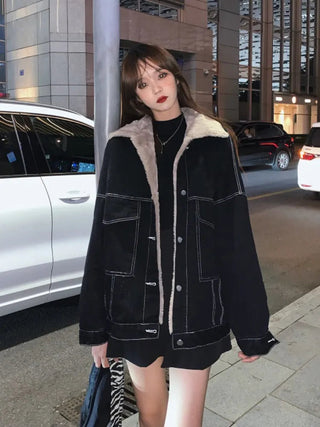 Padded Denim Jackets Alodia Store