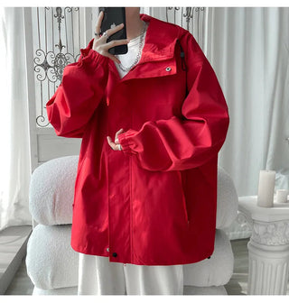 Hooded Jacket for Men Bomber Jacket ALODIA STORE
