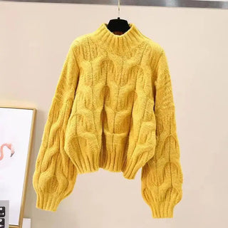 Knitted Sweater Strap Skirt Two Piece Korean Elegant Pullover Dress Suit Alodia Store