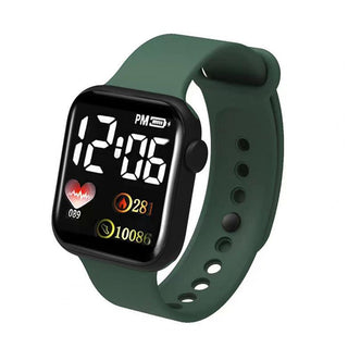 Electronic Wrist Watch  LED Digital Smart sport watch Luminous Square Dial Kids wristwatch for Children Birthday Gift Alodia Store