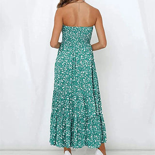 Sexy Floral Print Boho Beach Dress Alodia Store