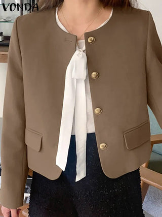 VONDA Women Elegant Blazer 2023 Alodia Store