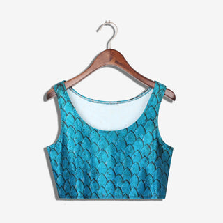 VIP FASHION Summer Sexy 3D Printed Tank Tops Crop Casual Super Short Vest Tops alodia store