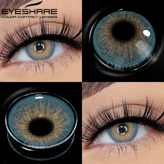 EYESHARE 1 Pair Colored Contact Lenses Natural Look Gray Eye Lenses Brown Contact Blue Lenses Fast Delivery Green Eye Lenses Alodia Store