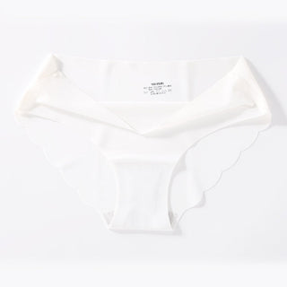 Sports Women's Panties Seamless Briefs Mid Rise Underwear Female Soft Comfortable Silk Briefs Underpants Sexy Lingerie Panty alodia store