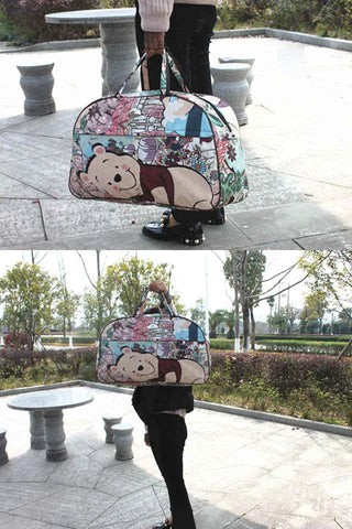 Winne the Pooh Disney Luggage Bag Waterproof Alodia Store