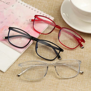 Eye Strain Ultralight PC Frame Anti Blue Rays Presbyopia Eyeglasses Flat Mirror Eyewear Spectacle Frames Reading Glasses Alodia Store