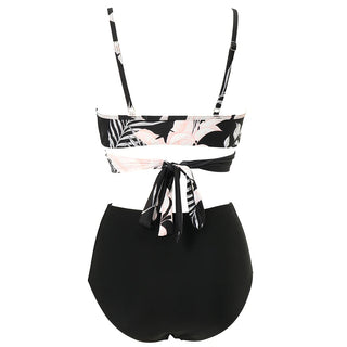 High Waist  Sexy Bikini Set Swimsuit Floral Beachwear V-Neck Bathing Suits Female ALODIA STORE
