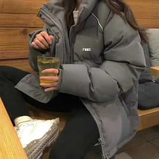 soft and thick leisure stand-up collar women's jacket Alodia Store