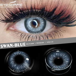 EYESHARE 1 Pair Colored Contact Lenses Natural Look Gray Eye Lenses Brown Contact Blue Lenses Fast Delivery Green Eye Lenses Alodia Store