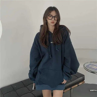 New in Hoodies & Sweatshirts Y2k Streetwear Women Top Hooded Shirt Clothes Longsleeve Oversize Sweatshirt Harajuku Manga Hoodie Alodia Store