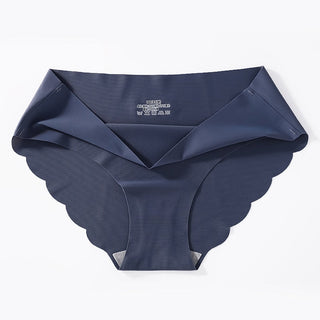 Sports Women's Panties Seamless Briefs Mid Rise Underwear Female Soft Comfortable Silk Briefs Underpants Sexy Lingerie Panty alodia store