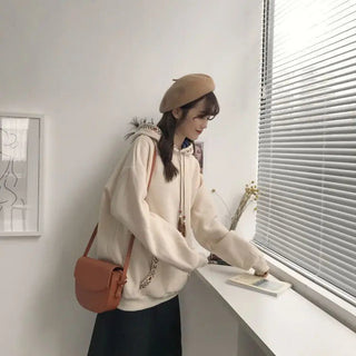 New in Sweatshirts Hoodies Autumn Winter Y2k Tops Clothes Women Sweatshirt Japanese Fashion Longsleeve Crewneck Korean Woman Emo Alodia Store
