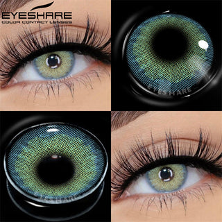 EYESHARE 1 Pair Colored Contact Lenses Natural Look Gray Eye Lenses Brown Contact Blue Lenses Fast Delivery Green Eye Lenses Alodia Store