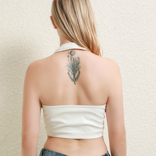 Sexy Women Leather Hollow Out Crop Vest Tops Alodia Store