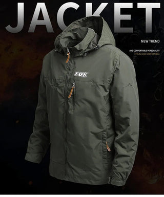 Men Hooded Raincoat Winter Waterproof Skin Kit Alodia Store