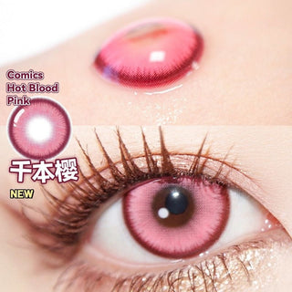 UYAAI 2pcs Halloween Colorful Contact Lenses Anime Cosplay Eye Lenses multicolored lenses Lenses White Black Red Lenses Alodia Store