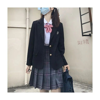 Uniform Female Drama Cardigan Japanese Coat Alodia Store