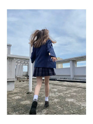 Uniform Female Drama Cardigan Japanese Coat Alodia Store