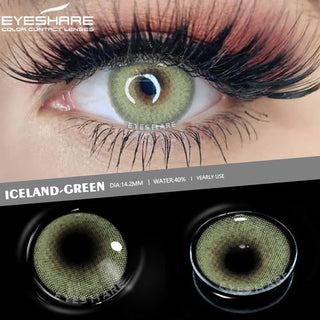 EYESHARE 1 Pair Colored Contact Lenses Natural Look Gray Eye Lenses Brown Contact Blue Lenses Fast Delivery Green Eye Lenses Alodia Store