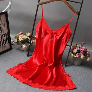 Sexy Lace Patchwork Camisola Lingerie Nighty Alodia Store