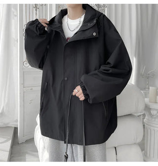 Hooded Jacket for Men Bomber Jacket ALODIA STORE