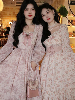 pink floral dress Alodia Store