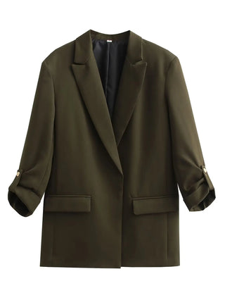 Purple Blazer Women  Elegant Woman Alodia Store