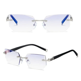 Fashion Anti-Blue Light Reading Glasses Trimming Frame Eye Protection Ultra Light Office Eyeglasses For Men Women Eyewear Alodia Store