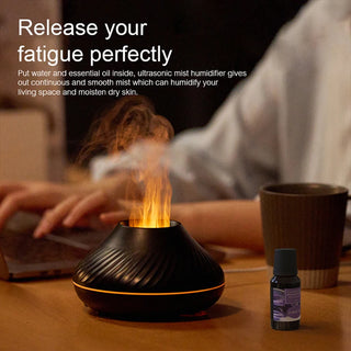 KINSCOTER Volcanic Aroma Diffuser 130ml USB Portable Air Humidifier - Alodia Store