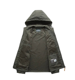 Men Hooded Raincoat Winter Waterproof Skin Kit Alodia Store