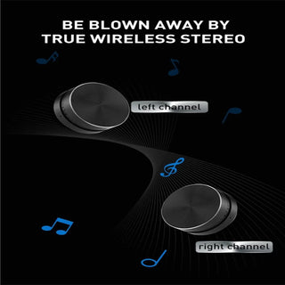 Mini Bone Conduction Speaker With FM Radio Bluetooth-Compatible  Dual Sound Audio Box - Alodia Store