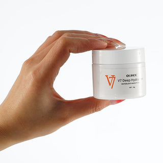 V7 Deep Hydration Waterlight Face Makeup Cream Brighten Skin Tone Fade Blemishes Moisturizing Non Greasy Whitening Facial Cream Alodia Store