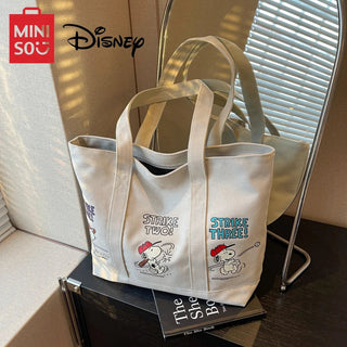 MINISO Disney Series Cartoon Cute Canvas Bag Women Alodia Store