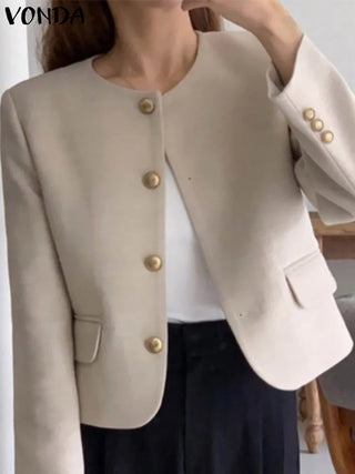 VONDA Women Elegant Blazer 2023 Alodia Store