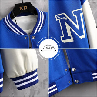 Men's Letter Printed Loose Baseball Jacket Fashion Alodia Store