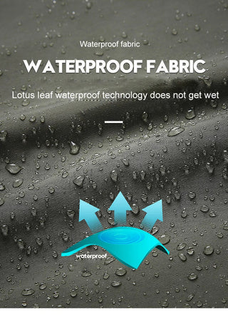 Men Hooded Raincoat Winter Waterproof Skin Kit Alodia Store