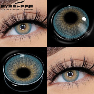 EYESHARE 1 Pair Colored Contact Lenses Natural Look Gray Eye Lenses Brown Contact Blue Lenses Fast Delivery Green Eye Lenses Alodia Store