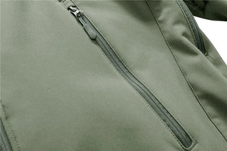 Hooded Man Coat Jacket Military Alodia Store
