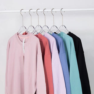 Perfectly Oversized Style Women Yoga Shirts Gym Sweatshirt Fitness Sports Pullover Long Sleeve Crop Top Workout Sportswear Alodia Store