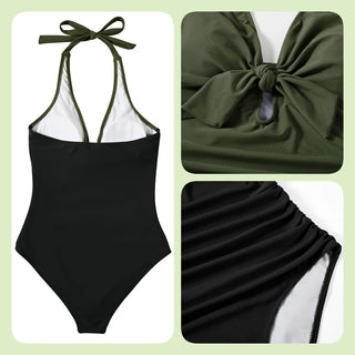 OMKAGI One Piece Swimsuit  Large Size Women' S 2023 Swimwear S Alodia Store