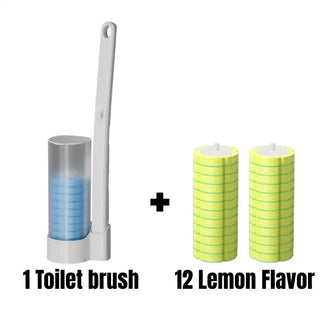 Disposable Toilet Brush Cleaner With Long Handle Bathroom - Alodia Store