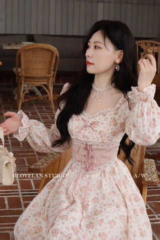 pink floral dress Alodia Store