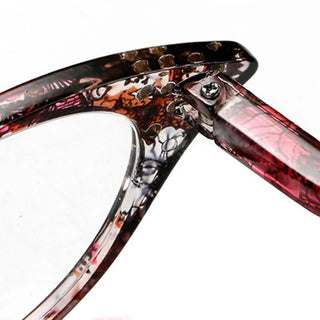 Read Magnification Cat Eye Frame Vision Care Presbyopia Glasses Hyperopia Eyewear Women Reading Glasses Computer Eyeglasses Alodia Store