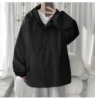 Hooded Jacket for Men Bomber Jacket ALODIA STORE