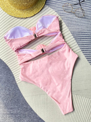 Hollow Out Beachwear Bathing Suit ALODIA STORE