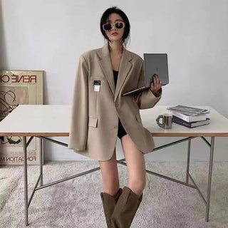 MEXZT Blazers Women All-Match Coat Top New Alodia Store