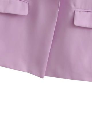 Purple Blazer Women  Elegant Woman Alodia Store