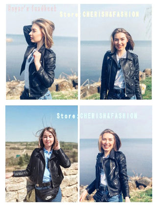 PU jacket Leather Alodia Store
